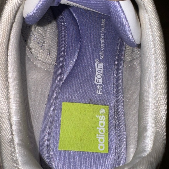Adidas Women’s White & Purple Fit Foam Sneakers Size 8 - Picture 10 of 10